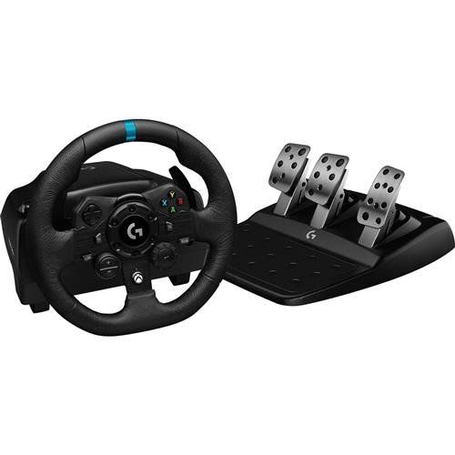 LOGITECH G923 Racing Wheel & Pedals - Xbox & PC, Black - Image 1