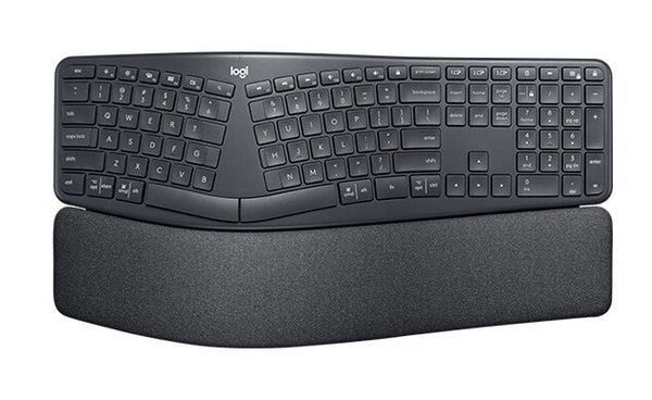 Logitech ERGO K860 Full-size (100%) Wireless RF Wireless + Bluetooth QWERTZ Graphite - Thumbnail 2