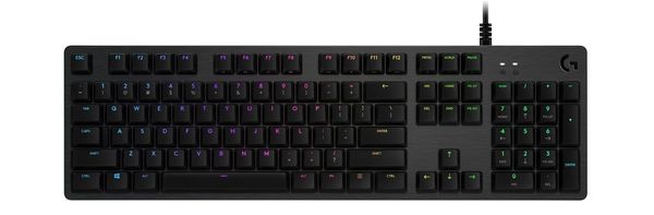 Logitech G G512 Carbon GX Brown Wired USB Membrane QWERTY RGB LED Carbon