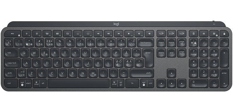 Logitech MX Keys Advanced Wireless Illuminated Keyboard - Image 1