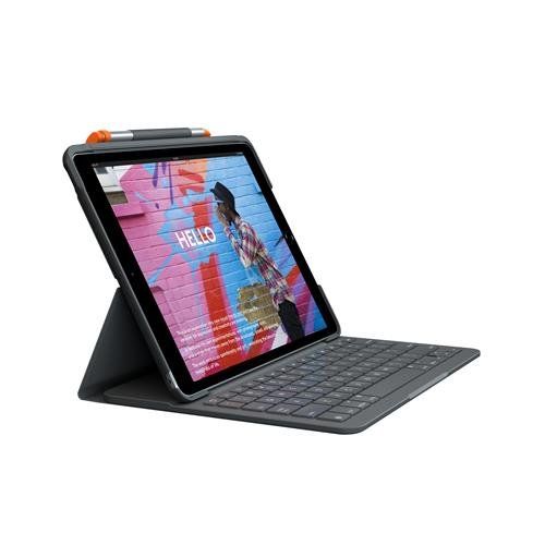 Logitech Slim Folio for iPad (7th, 8th, & 9th generation) - Image 1