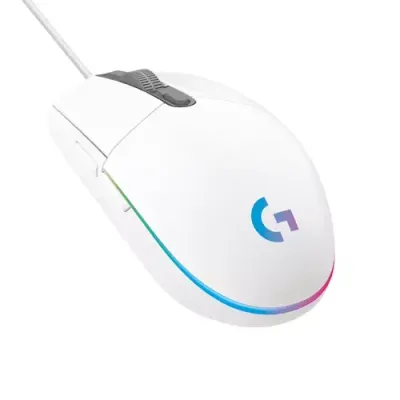 LOGITECH G203 Lightsync Optical Gaming Mouse - White, White - Thumbnail 2