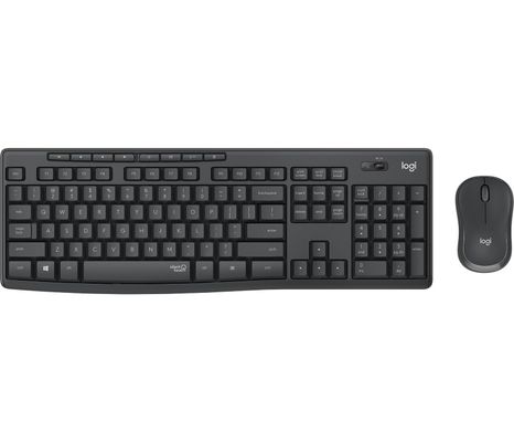 Logitech 920-009794 keyboard Mouse included Office RF Wireless QWERTZ German Graphite