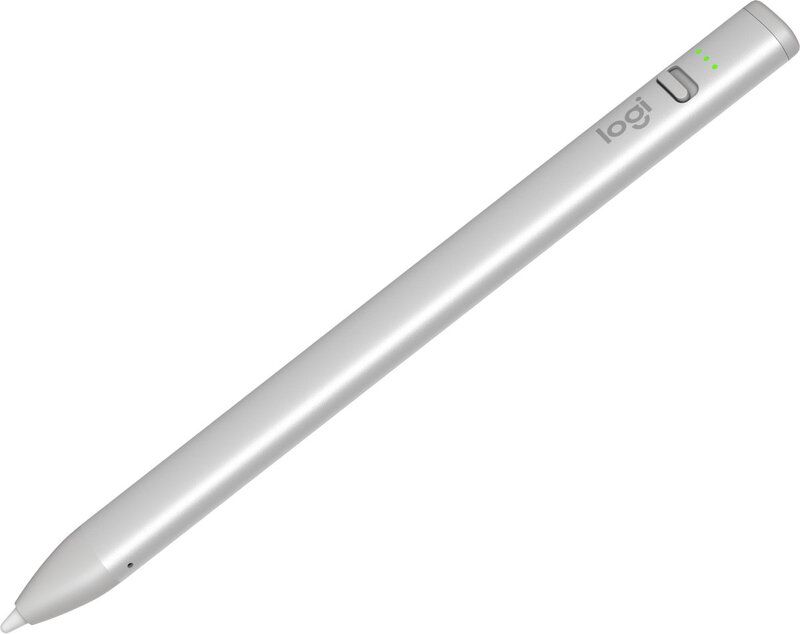 LOGITECH Crayon (2nd Gen) Digital Pencil for iPad - Silver, Silver/Grey - Image 1