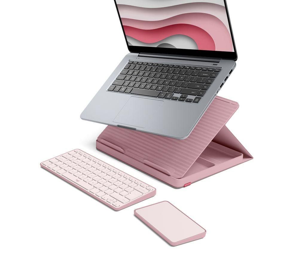Logitech 920-011240 mobile device keyboard QWERTY UK English Bluetooth Pink - Image 1