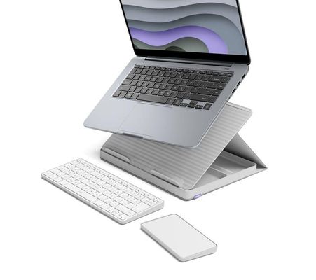 Logitech 920-011241 mobile device keyboard QWERTY UK English Bluetooth Grey, Violet, White