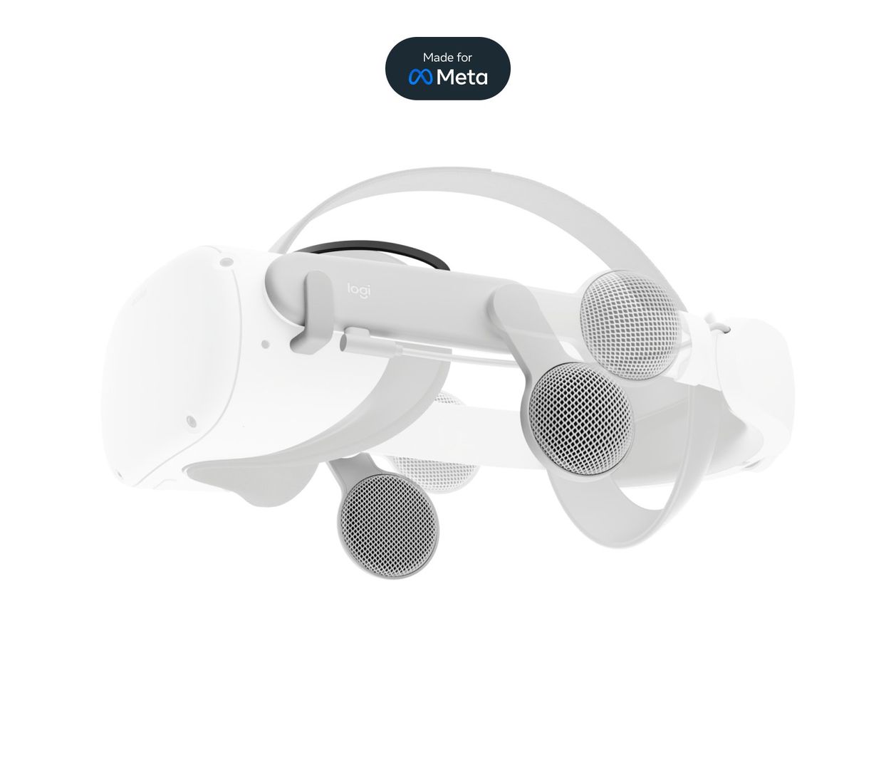 Logitech 982-000154 headphones/headset Wired Head-band Virtual reality (VR) USB Type-C White - Image 1