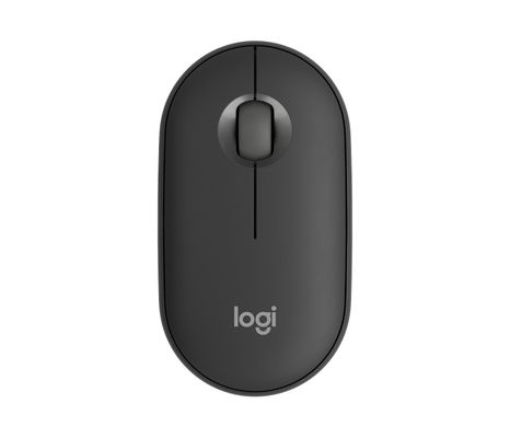 LOGITECH Pebble 2 M350S Wireless Optical Mouse - Graphite, Silver/Grey,Black