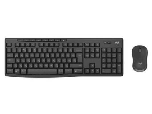 Logitech MK370 Combo for Business keyboard Mouse included Office RF Wireless + Bluetooth QWERTY Portuguese Graphite - Thumbnail 2