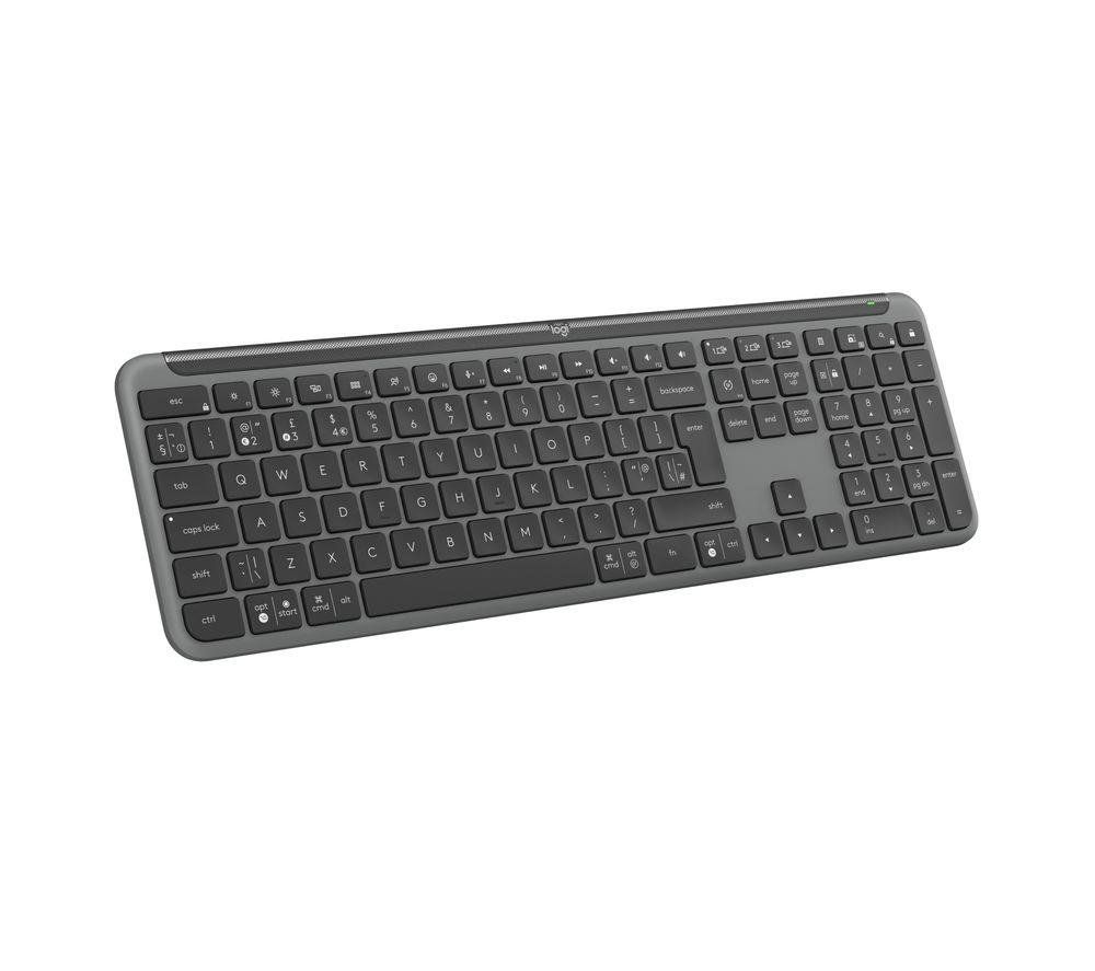 Logitech 920-012463 keyboard Office RF Wireless + Bluetooth QWERTY UK English Graphite - Image 1