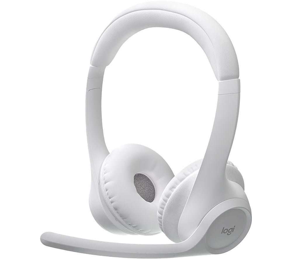 Logitech 981-001417 headphones/headset Wireless Head-band Office/Call center Bluetooth White - Image 1