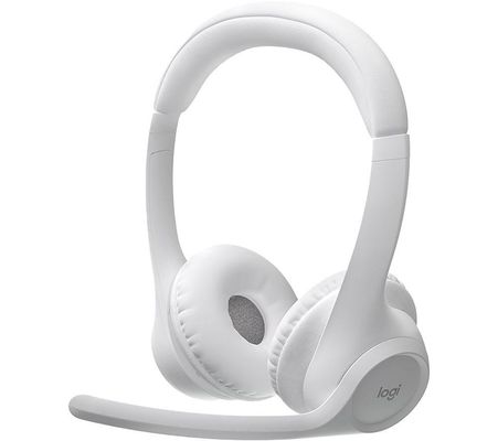 Logitech 981-001417 headphones/headset Wireless Head-band Office/Call center Bluetooth White
