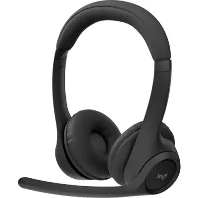 Logitech 981-001407 headphones/headset Wireless Head-band Office/Call - Thumbnail 4