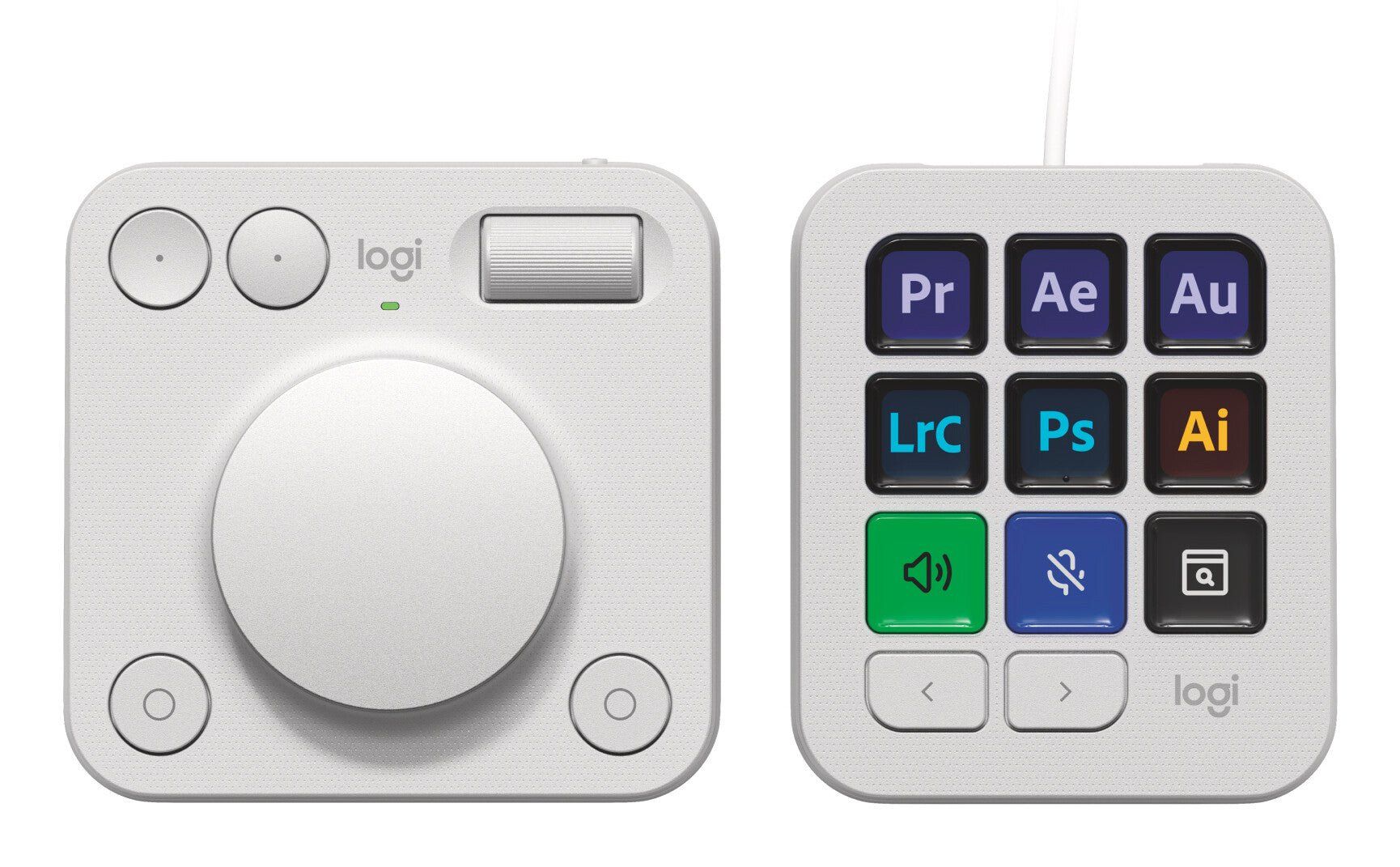 Logitech MX Creative Console Keypad Bluetooth/USB Grey - Image 1