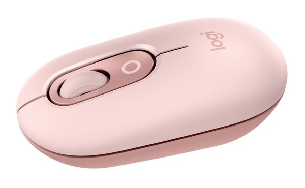 LOGITECH Pop Icon Wireless Optical Mouse - Rose, Pink