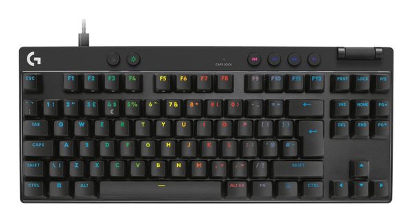 LOGITECH PRO X TKL RAPID Gaming Keyboard - Black, Black