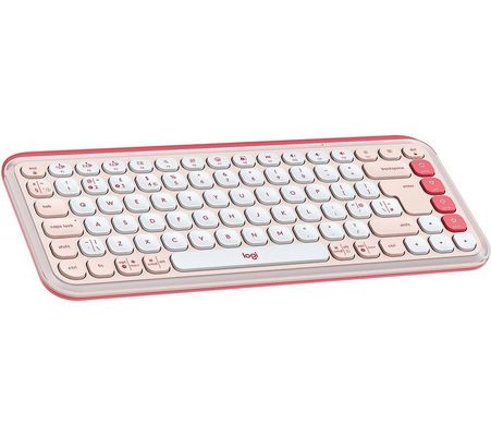 Logitech 920-013152 keyboard Universal Bluetooth QWERTY UK English Rose - Thumbnail 2