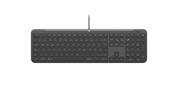 Logitech 920-013327 keyboard USB QWERTZ German Graphite - Thumbnail 2