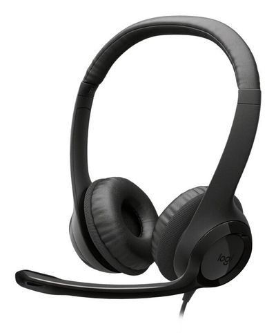 Logitech H390 USB Headset Wired Head-band Calls/Music USB Type-C Black