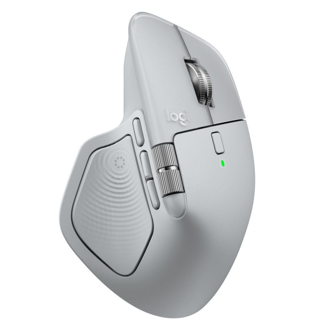 LOGITECH MX Master 4 Wireless Mouse - Pale Gray, Silver/Grey,White - Image 1