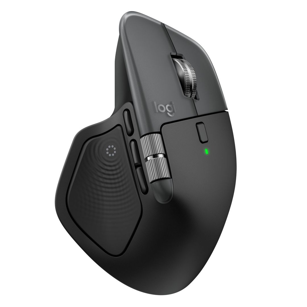 LOGITECH MX Master 4 Wireless Mouse - Space Black, Black - Image 1