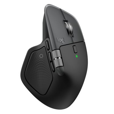 LOGITECH MX Master 4 Wireless Mouse - Space Black, Black