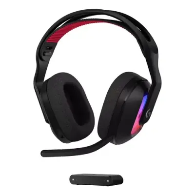 Logitech G Astro A20 X Headset Wired &amp; Wireless Head-band Music USB Type-C Bluetooth Black - Thumbnail 2