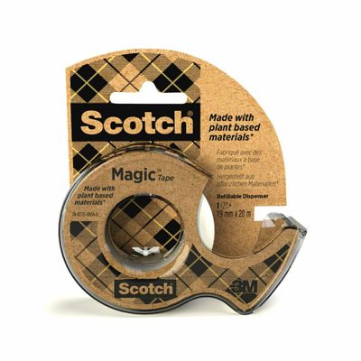 Scotch Magic Tape Greener Choice 19mm x 20m with Recycled Dispenser 71