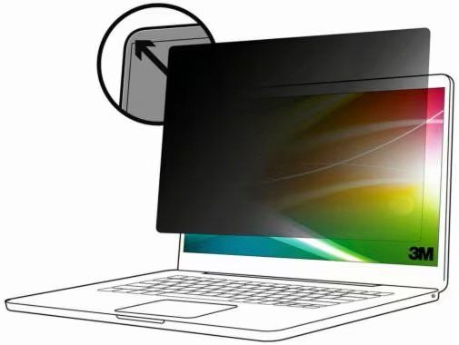3M Bright Screen Privacy Filter for 16in Full Screen Laptop 16:10 BP160W1E - Image 1