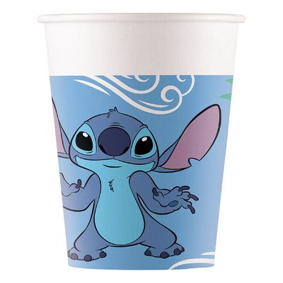 Pack of 8 Stitch Paper Cups - Blue - Thumbnail 2