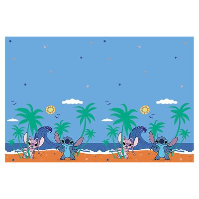 Stitch Plastic Tablecover - Blue - Thumbnail 2