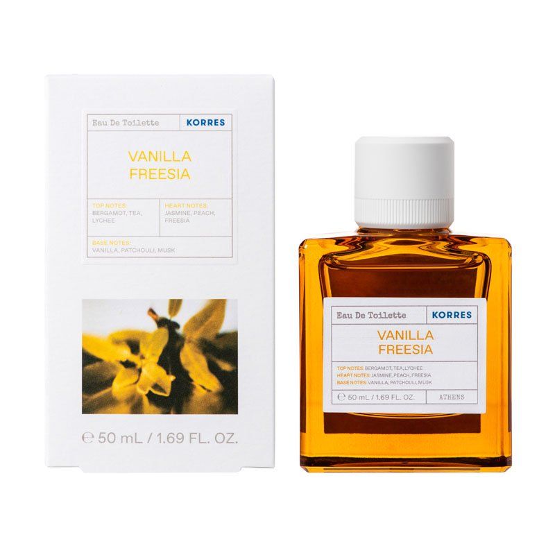 Korres Vanilla Freesia White Tea Eau De Toilette 50ml - Image 1
