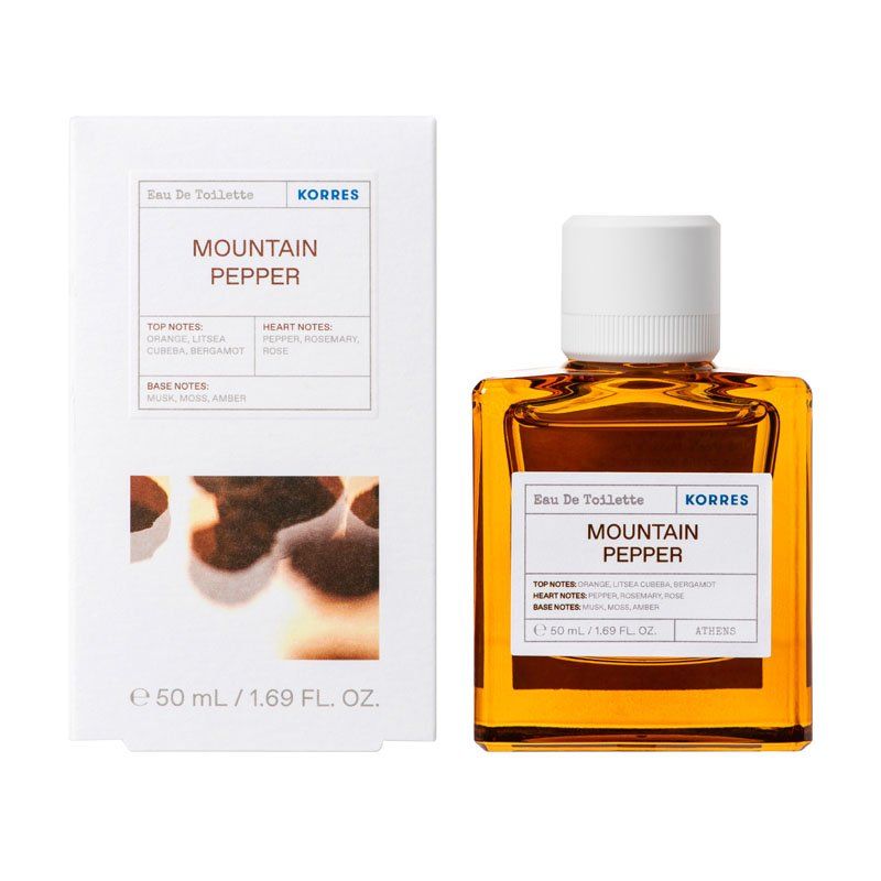 Korres Mountain Pepper White Tea Eau De Toilette 50ml - Image 1