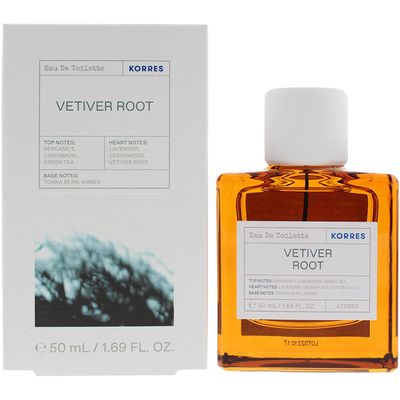 Korres Vetiver Root Eau De Toilette 50ml Spray - White