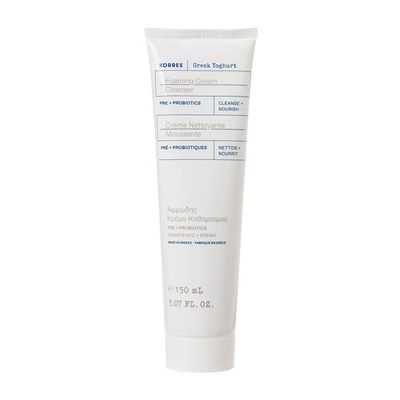 Korres Greek Yoghurt Probiotic Foaming Cream Cleanser Pre + Probiotics 150ml