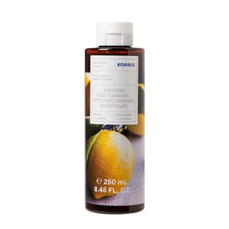 Korres Basil Lemon Shower Gel 250ml - Image 1