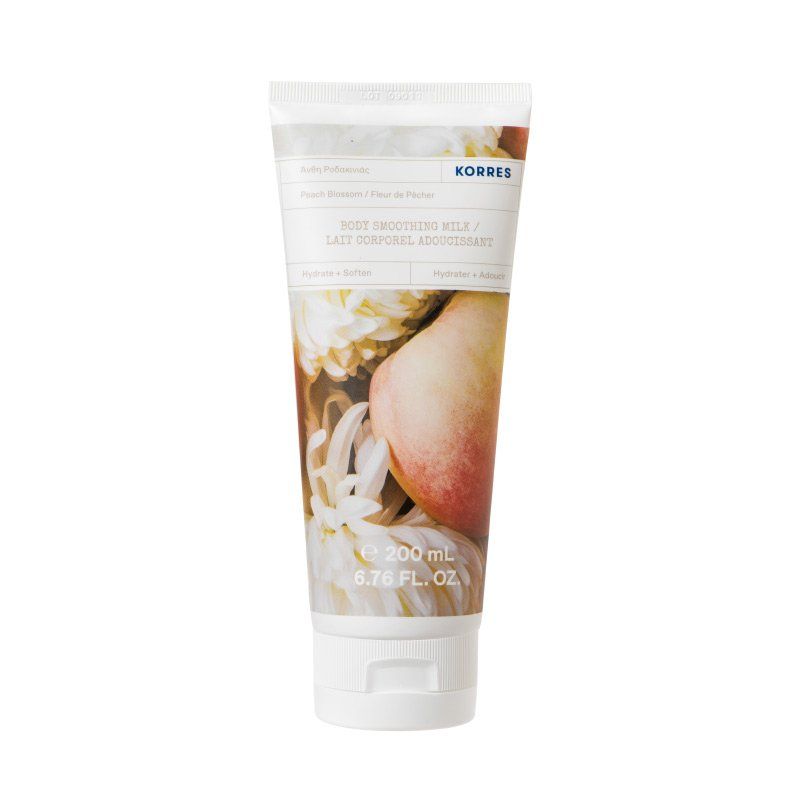 Korres Peach Blossom Body Smoothing Milk in Clear - Image 1