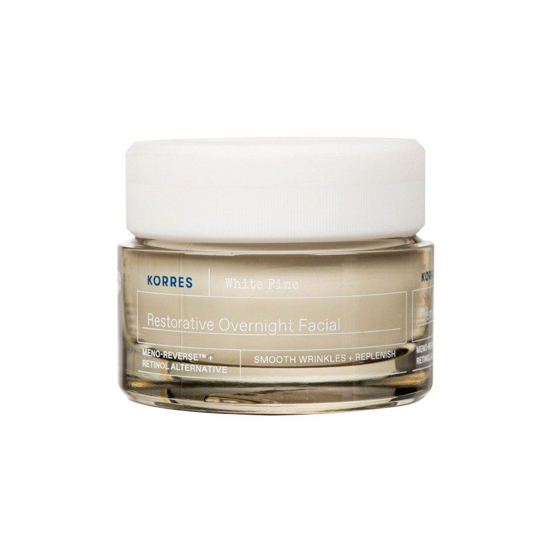 Korres White Pine Restorative Overnight Facial Cream 40ml - Image 1