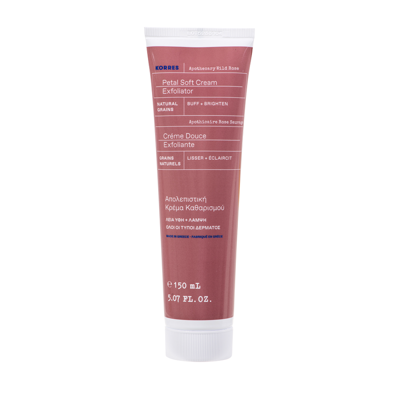 Korres Apothecary Wild Rose Petal Soft Cream Exfoliator 150ml - Image 1