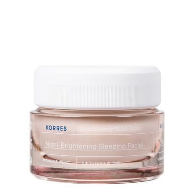 Korres Women's Apothecary Wild Rose Night-Brightening Sleeping Facial 40ml in Misc