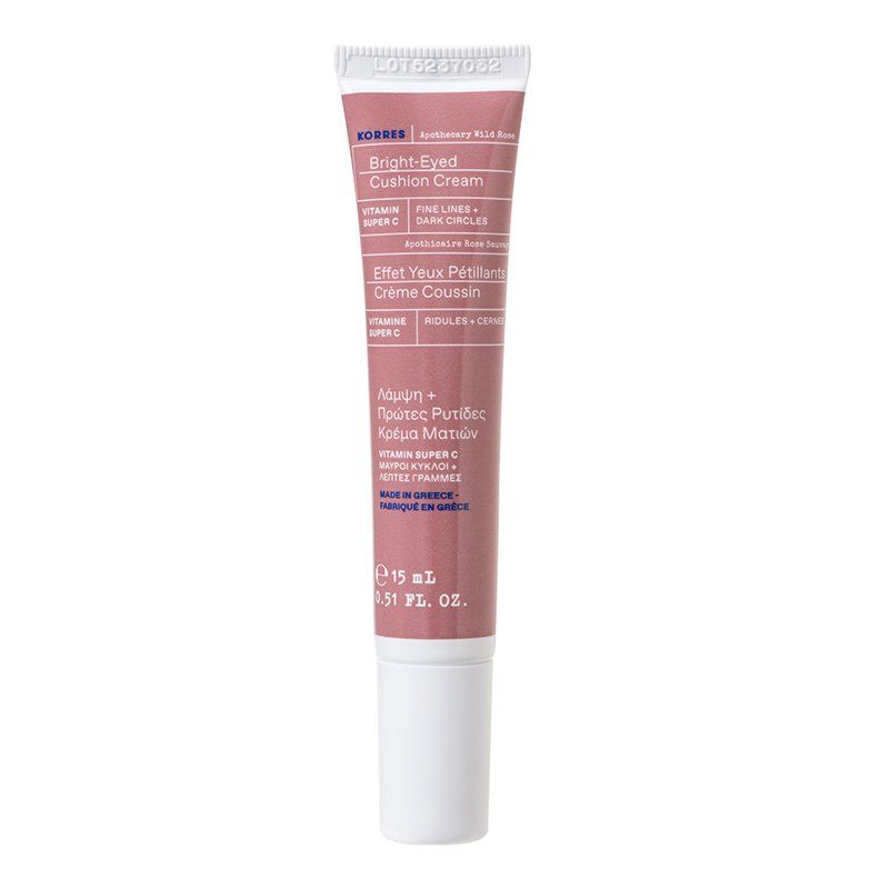 Korres Apothecary Wild Rose Bright Eyed Cushion Cream 15ml - Image 1