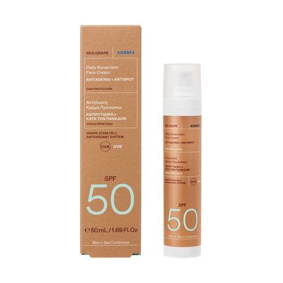 Korres Red Grape Sunscreen Face Cream SPF50 50ML