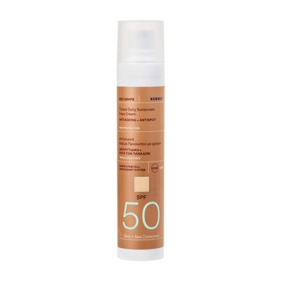 Korres Red Grape Sunscreen Face Cream Tinted SPF50 50ml