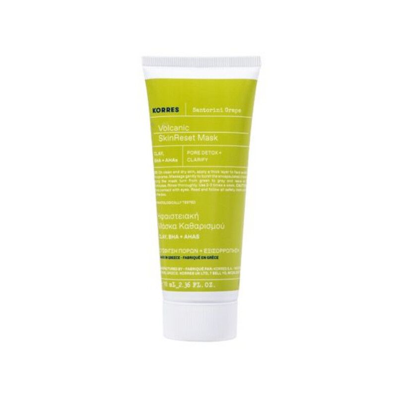 Korres Santorini Grape Volcanic SkinReset Mask 70ml - Image 1