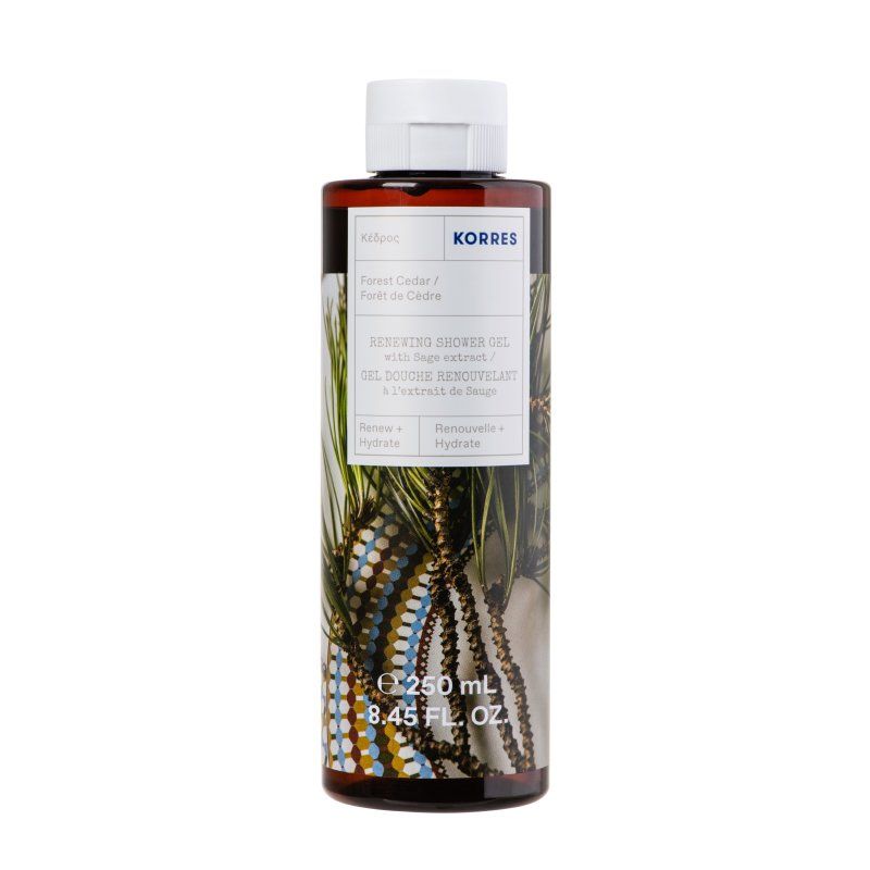 Korres Forest Cedar Shower Gel 250ml - Image 1