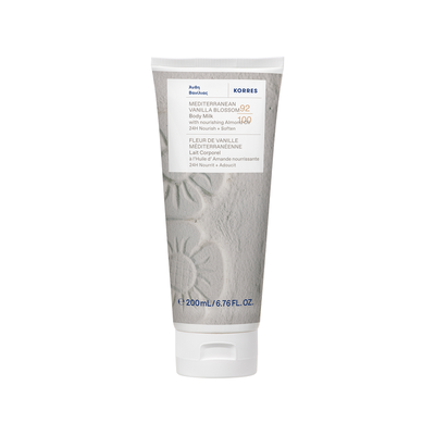 Korres Mediterranean Vanilla Body Smoothing Milk 200ml - Thumbnail 2