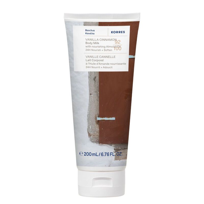 Korres Vanilla Cinnamon Body Smoothing Milk 200ml - Image 1