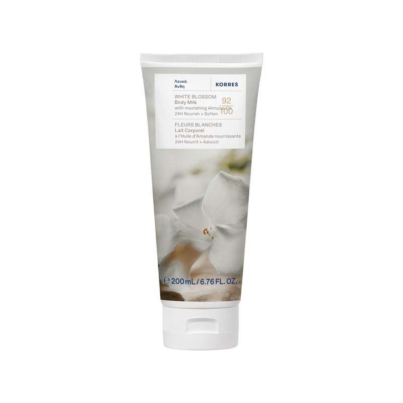 Korres White Blossom Body Smoothing Milk 200ml - Image 1