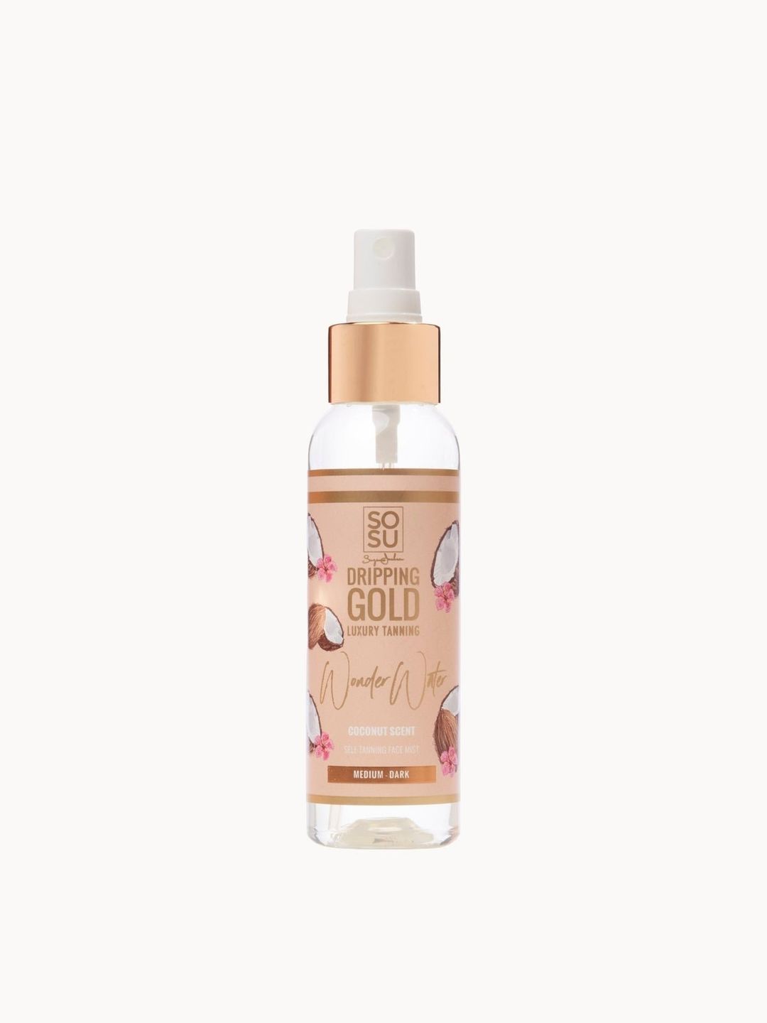 Dripping Gold Women's Wonder Water Tanning Mist Coconut 100ml in Medium Dark - Image 1