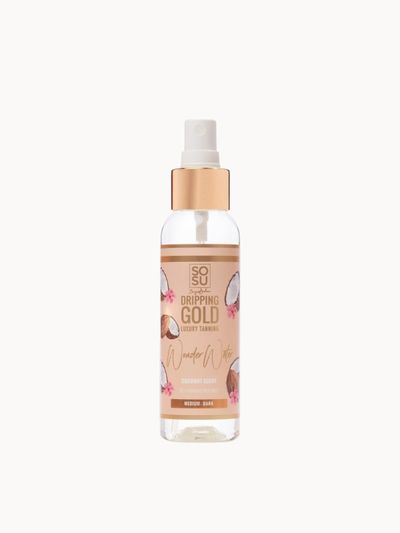 Dripping Gold Women's Wonder Water Tanning Mist Coconut 100ml in Medium Dark